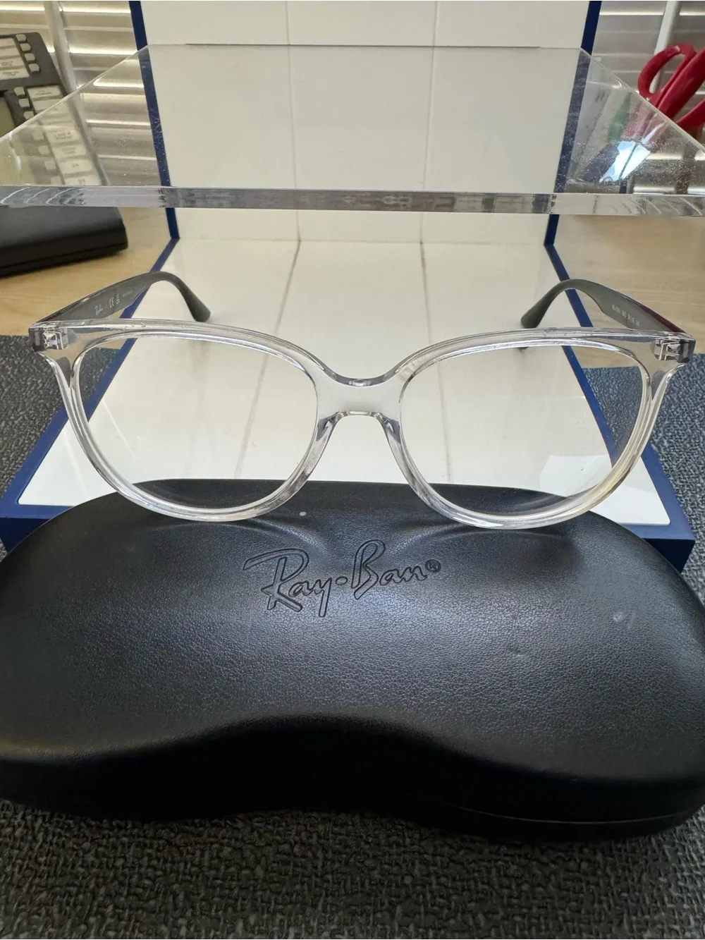 RayBan Eyeglasses Frame & Case